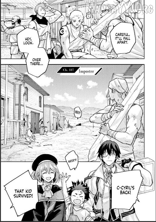 A Court Magician, Who Was Focused On Supportive Magic Because His Allies Were Too Weak, Aims To Become The Strongest After Being Banished Chapter 187 - page 1