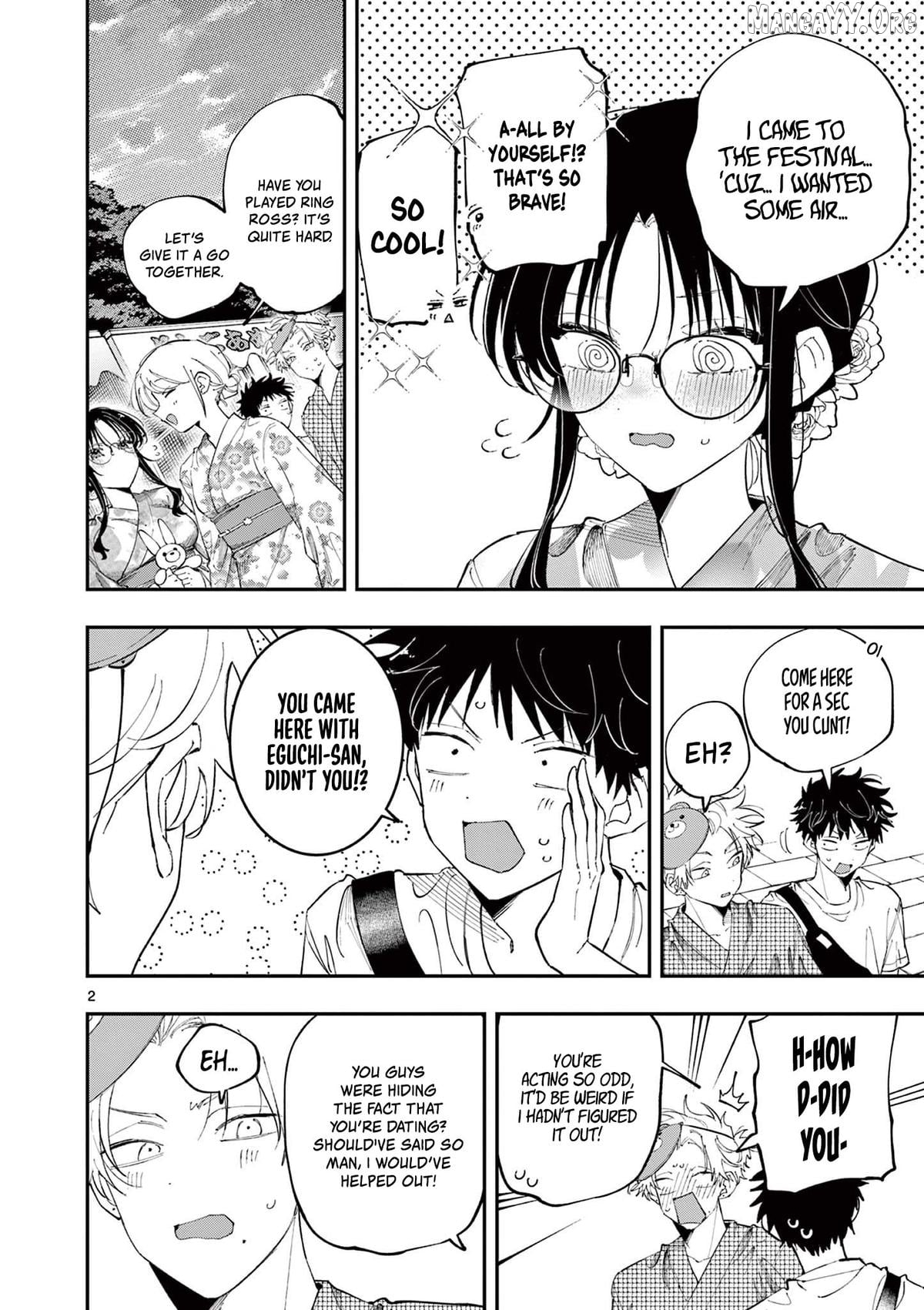 The Person Sitting Next to Me Looking at Me with Perverted Eyes Chapter 82 - page 2