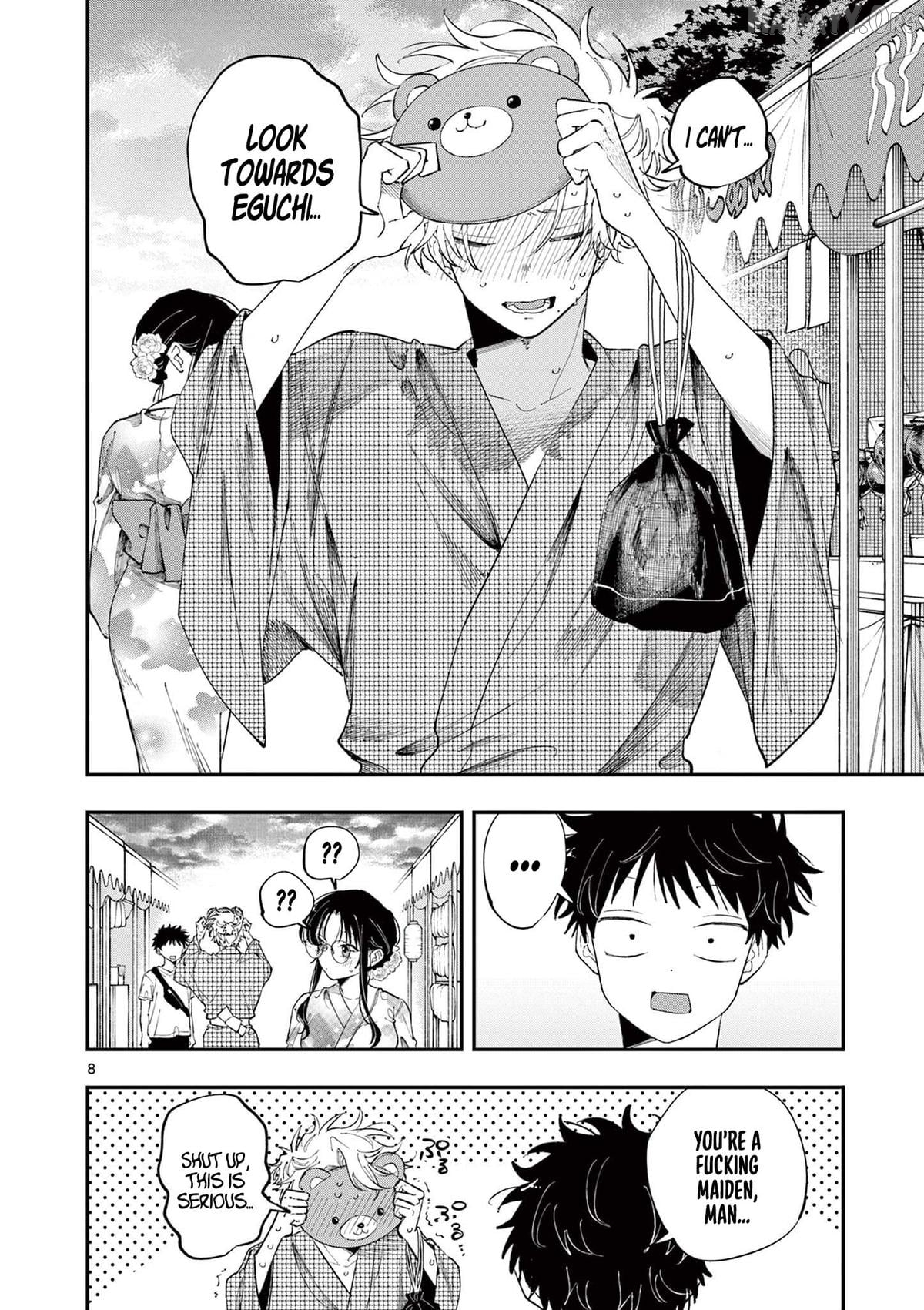 The Person Sitting Next to Me Looking at Me with Perverted Eyes Chapter 82 - page 8