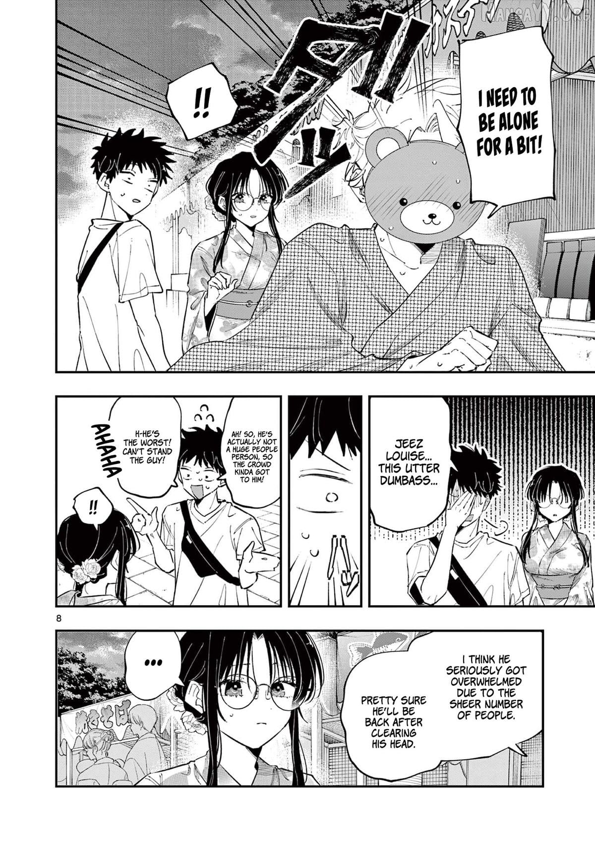 The Person Sitting Next to Me Looking at Me with Perverted Eyes Chapter 83 - page 8