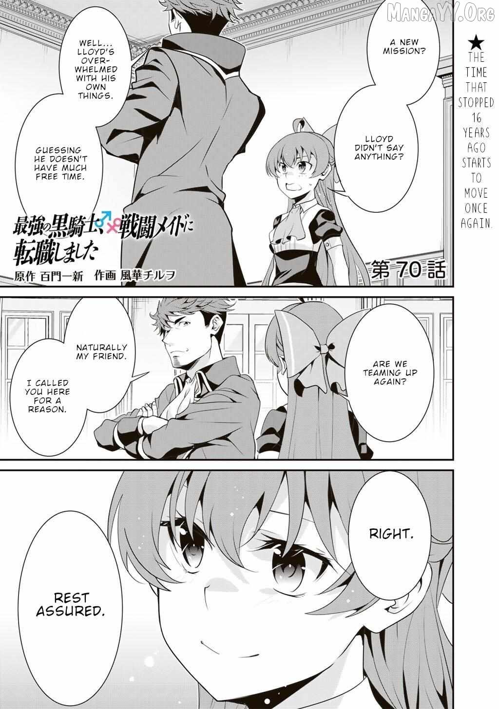 Saikyou No Kurokishi, Sentou Maid Ni Tenshoku Shimashita Chapter 70 - page 2