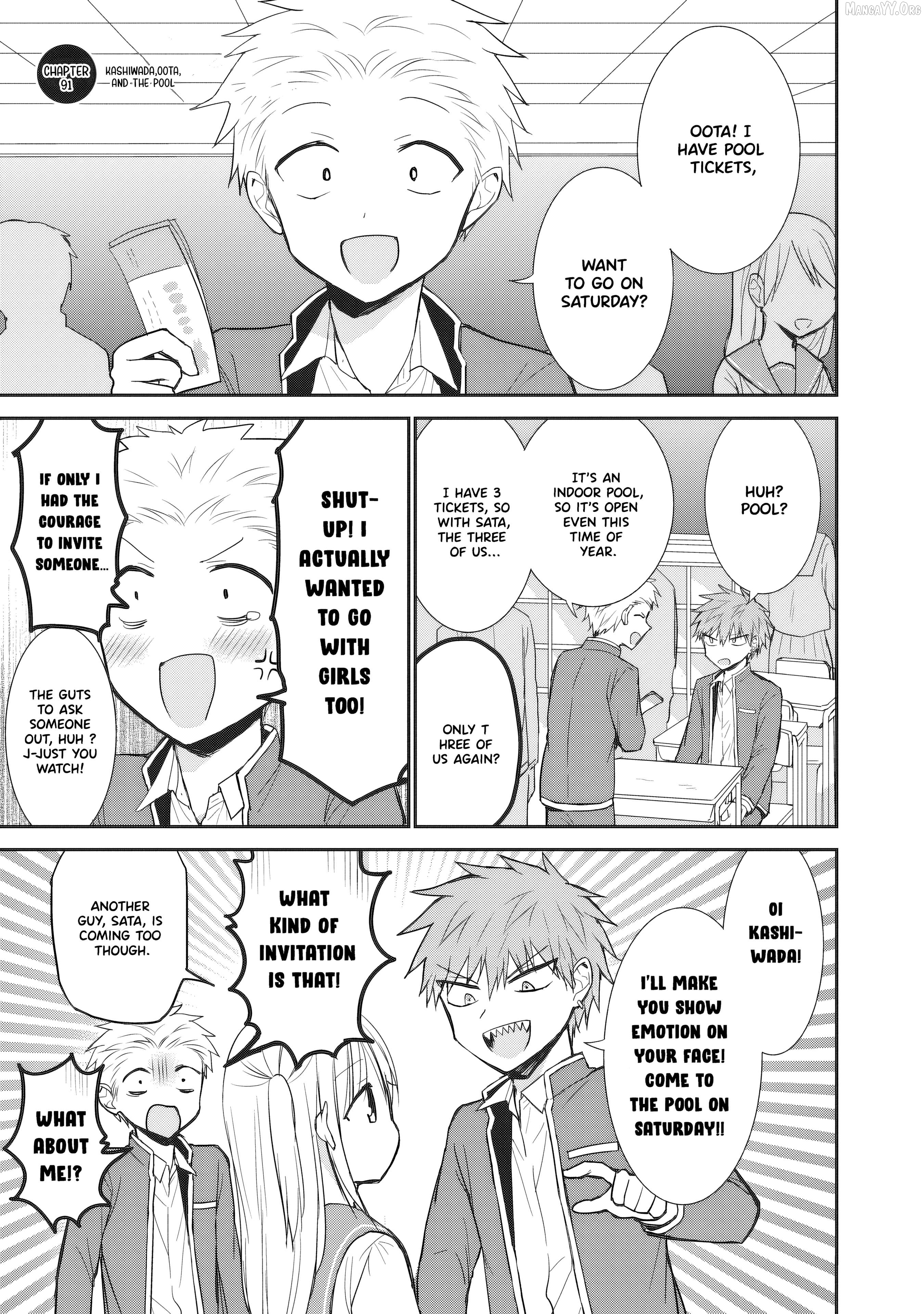 Expressionless Kashiwada-San And Emotional Oota-Kun Chapter 91 - page 2