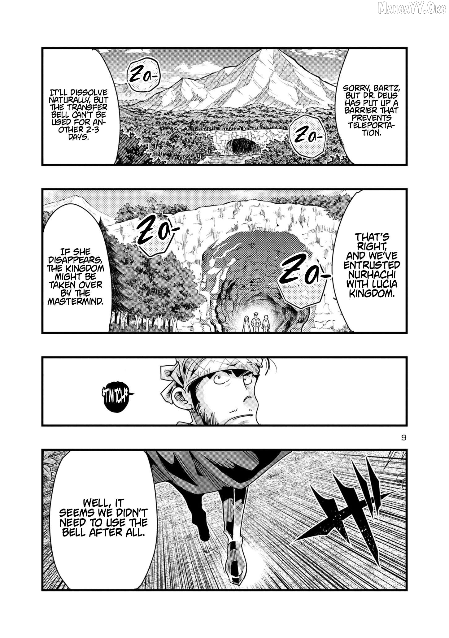 Uchi no Deshi ga Itsu no Manika Jinrui Saikyou ni Natte-ite, Nan no Sainou Monai Shishou no Ore ga, Sore wo Koeru Uchuu Saikyou ni Go Nintei Sareteiru Kudan ni Tsuite Chapter 16.1 - page 9