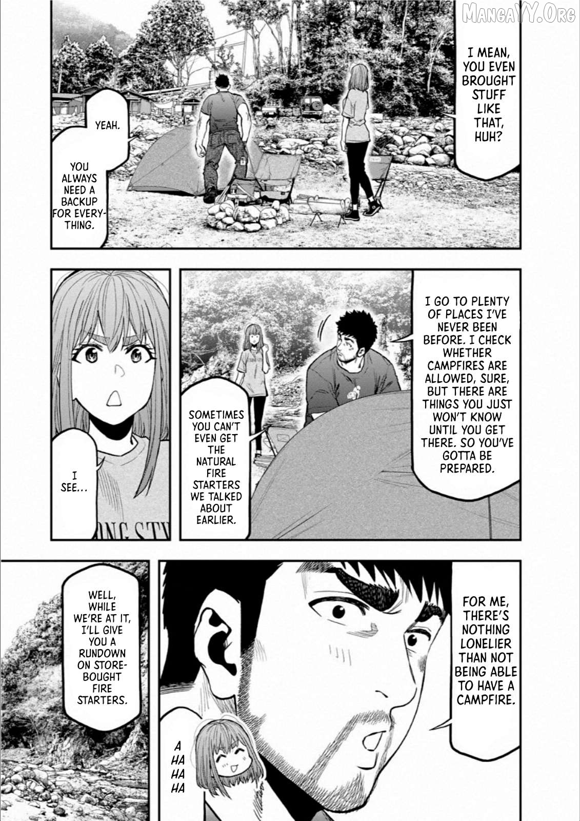 Futari Solo Camp Chapter 58 - page 22
