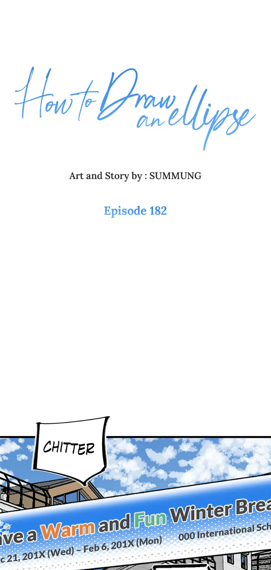 How to Draw an Ellipse Chapter 182 - page 1