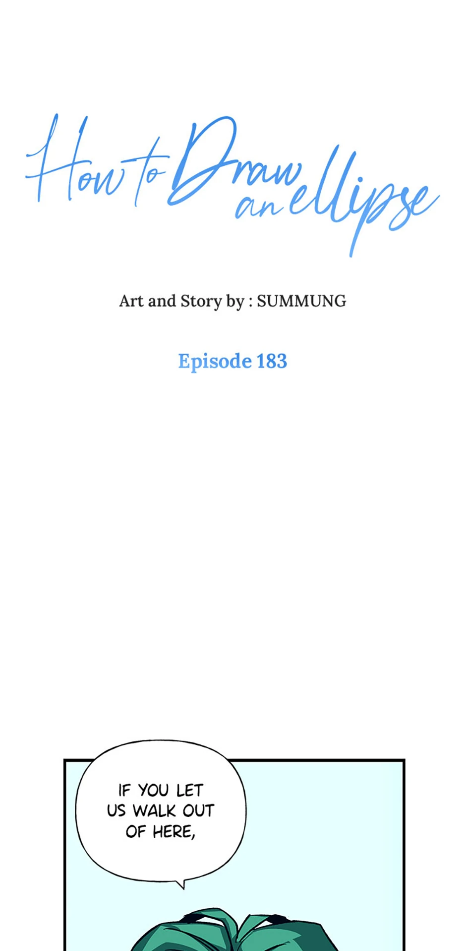 How to Draw an Ellipse Chapter 183 - page 1