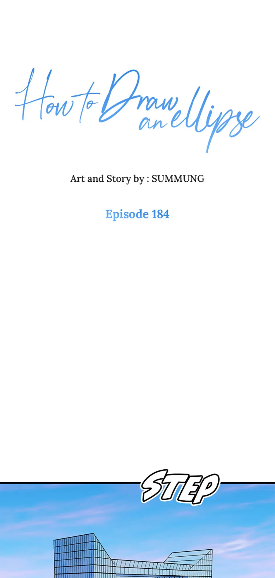 How to Draw an Ellipse Chapter 184 - page 1
