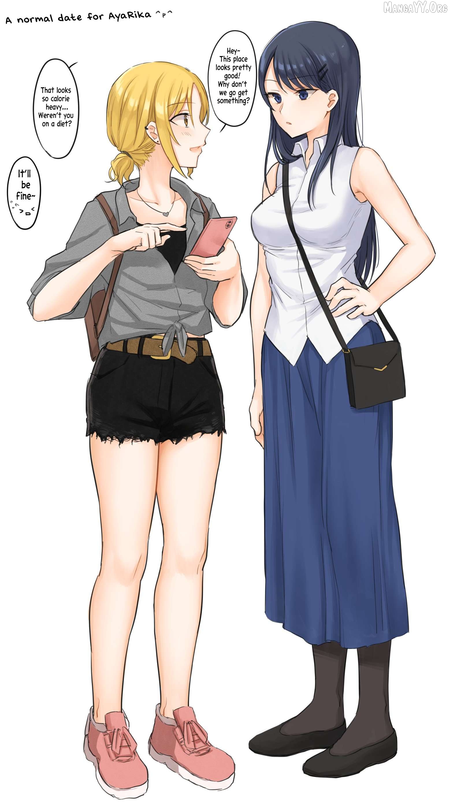 For Each Retweet, Two Straight Girls Who Don't Get Along Will Kiss for One Second Chapter 15.5 - page 1