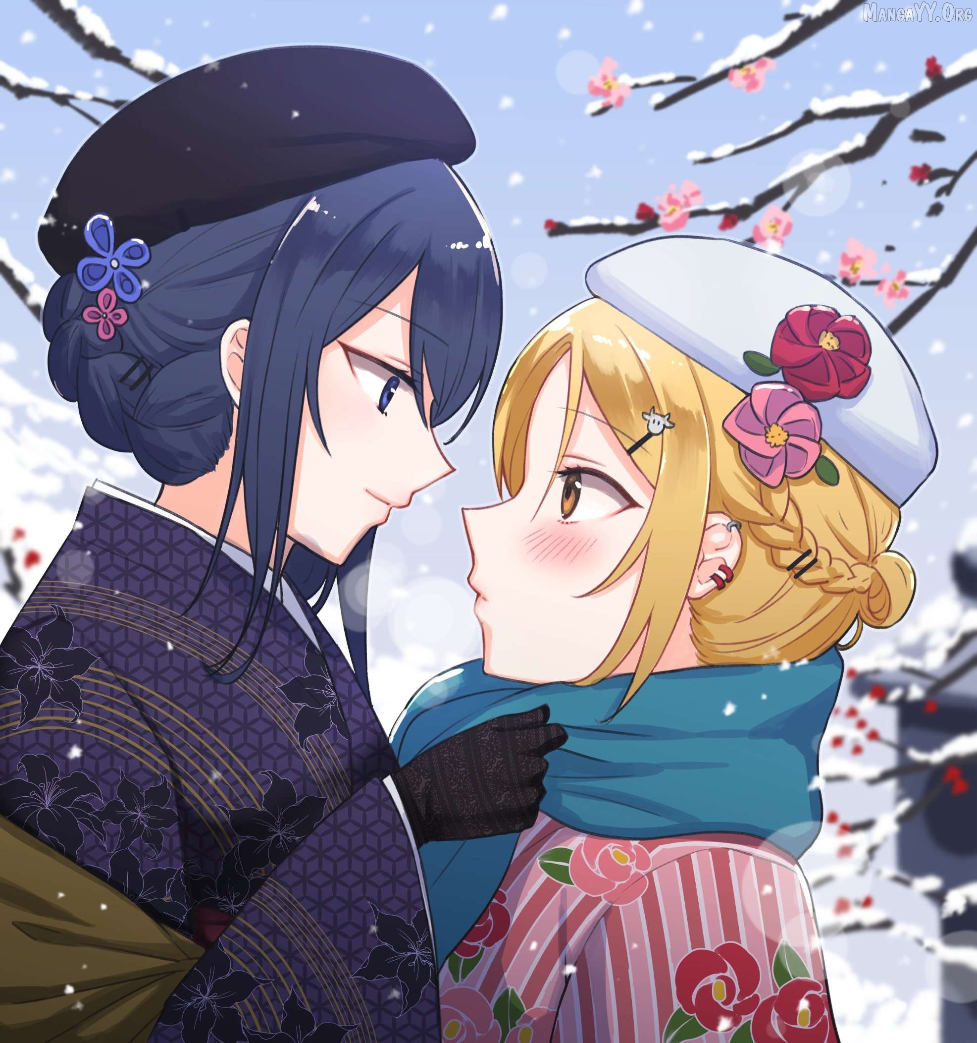 For Each Retweet, Two Straight Girls Who Don't Get Along Will Kiss for One Second Chapter 16.5 - page 1