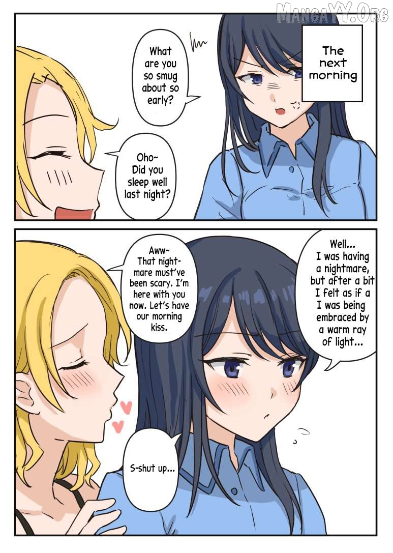 For Each Retweet, Two Straight Girls Who Don't Get Along Will Kiss for One Second Chapter 25 - page 2