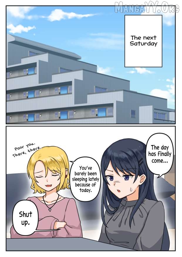 For Each Retweet, Two Straight Girls Who Don't Get Along Will Kiss for One Second Chapter 27 - page 1