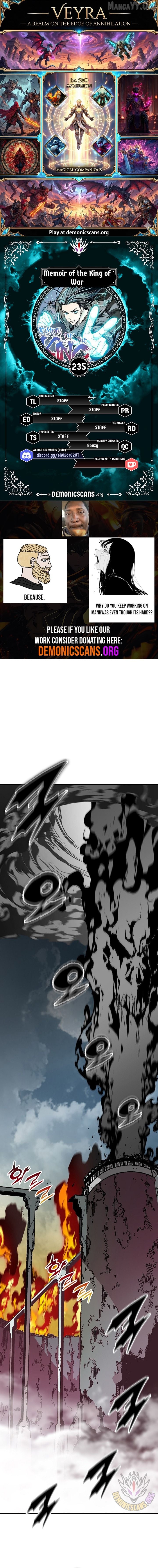 Memoir Of The King Of War Chapter 235 - page 1