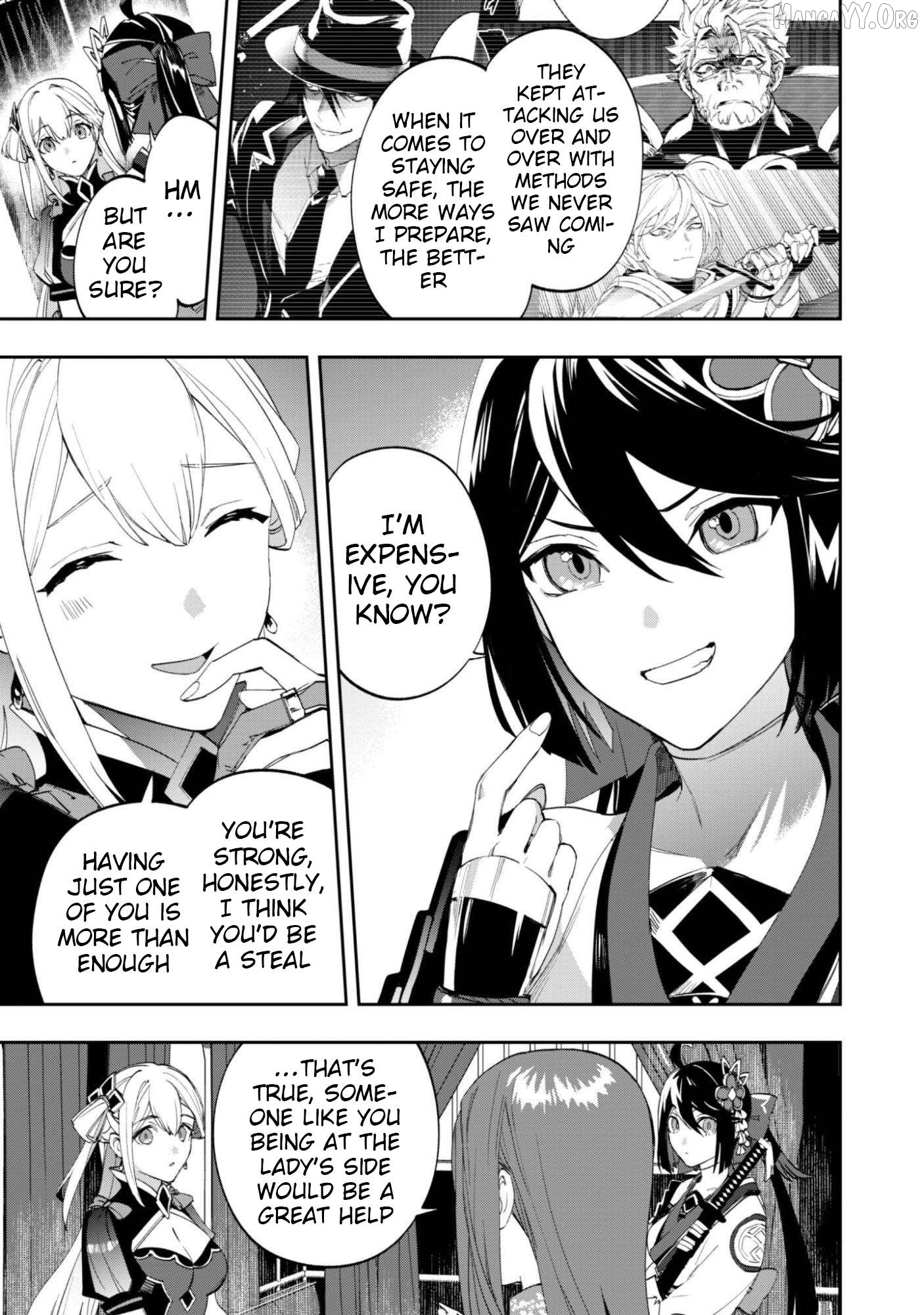 Hitokiri Shoujo Koushaku Reijou no Goei ni Naru Chapter 13 - page 9