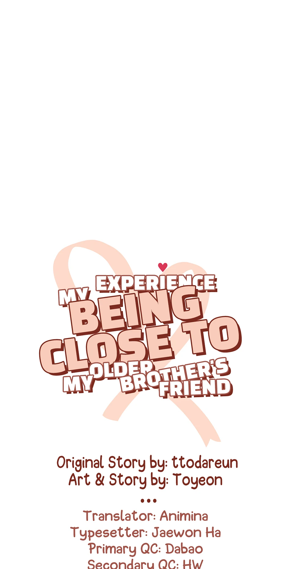 My Experience Being Close to My Older Brother's Friend Chapter 66 - page 7
