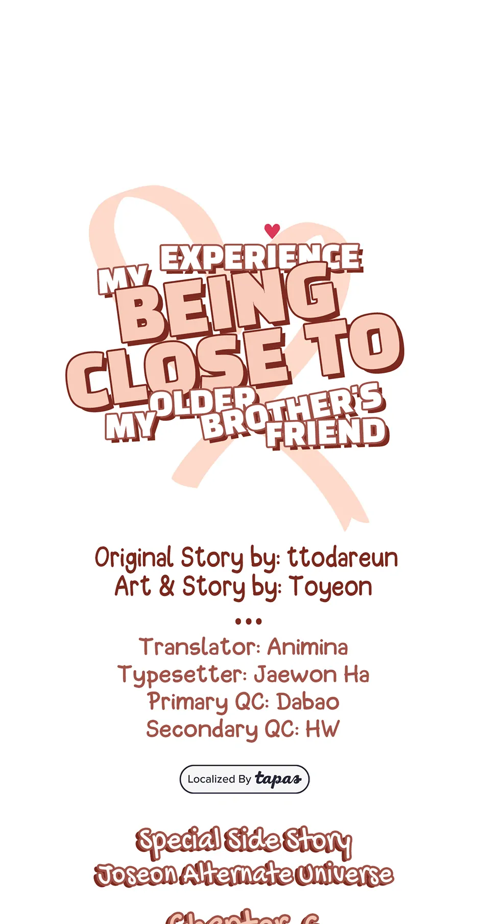 My Experience Being Close to My Older Brother's Friend Chapter 68 - page 7
