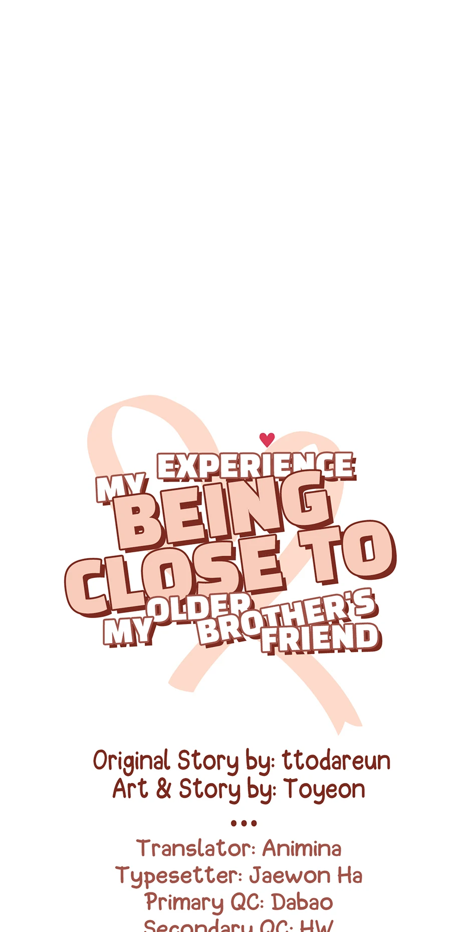 My Experience Being Close to My Older Brother's Friend Chapter 69 - page 8