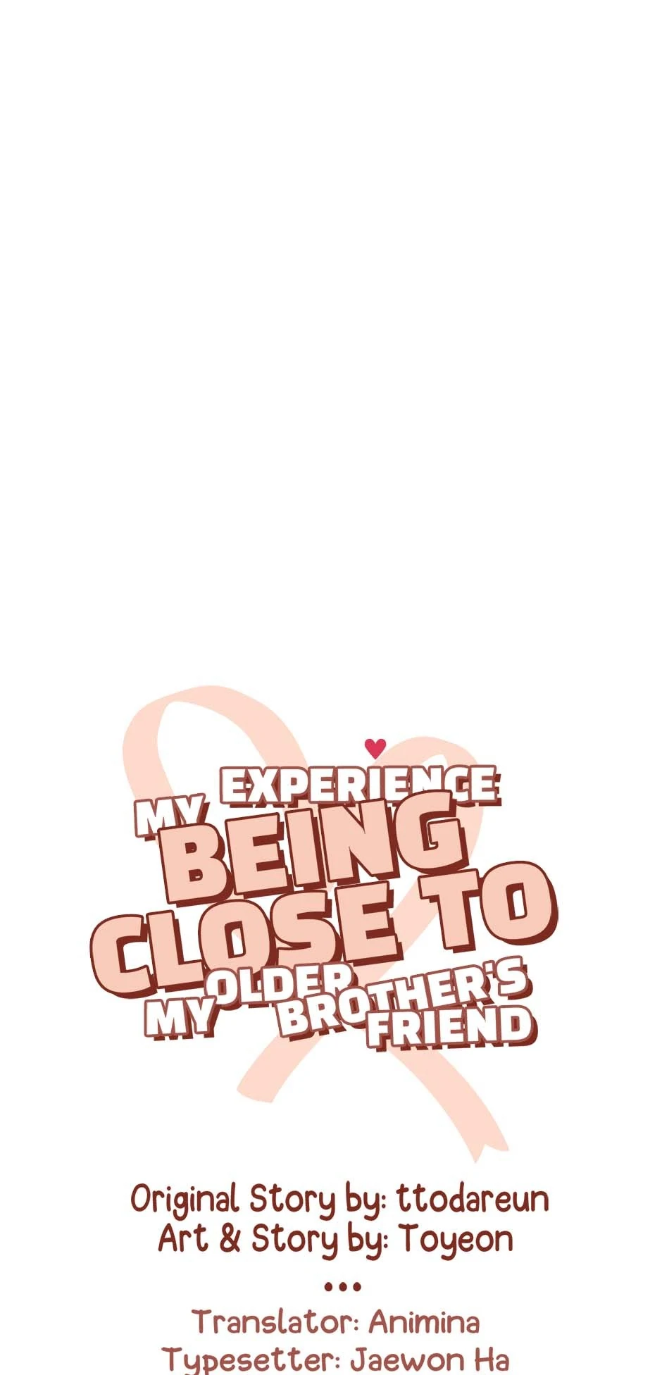 My Experience Being Close to My Older Brother's Friend Chapter 71 - page 8