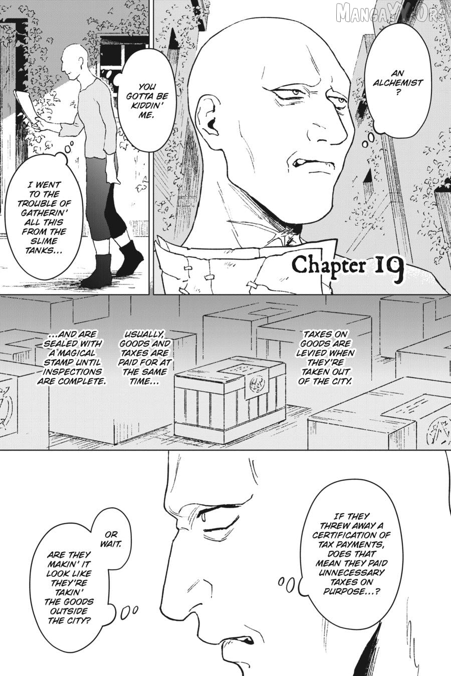 Ikinokori Renkinjutsushi wa Machi de Shizuka ni Kurashitai: Rinkan no Mahou-yaku Chapter 19 - page 1