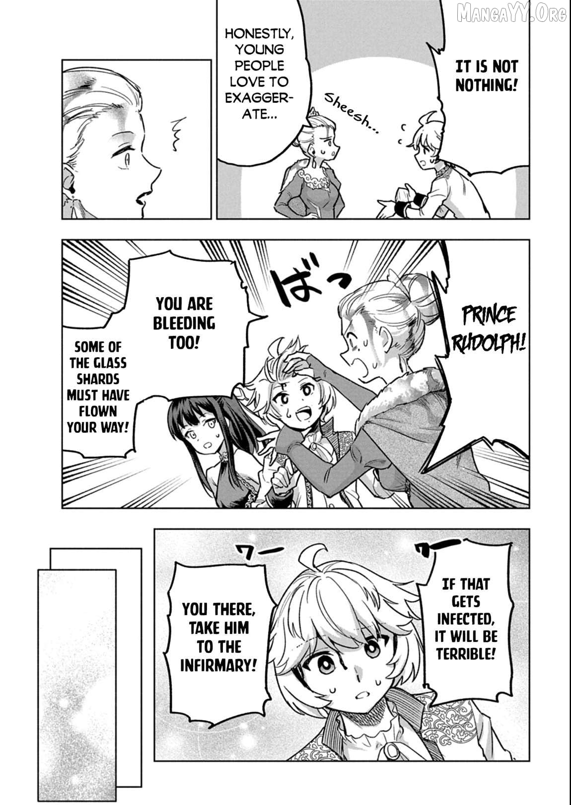 Tada no Murabito no Boku ga, Sanbyakunen Mae no Boukun Ouji ni Tensei Shiteshimaimashita: Zensei no Chishiki de Ansatsu Flag o Kaihi Shite, Odayaka ni Ikinokorimasu Chapter 12.1 - page 18