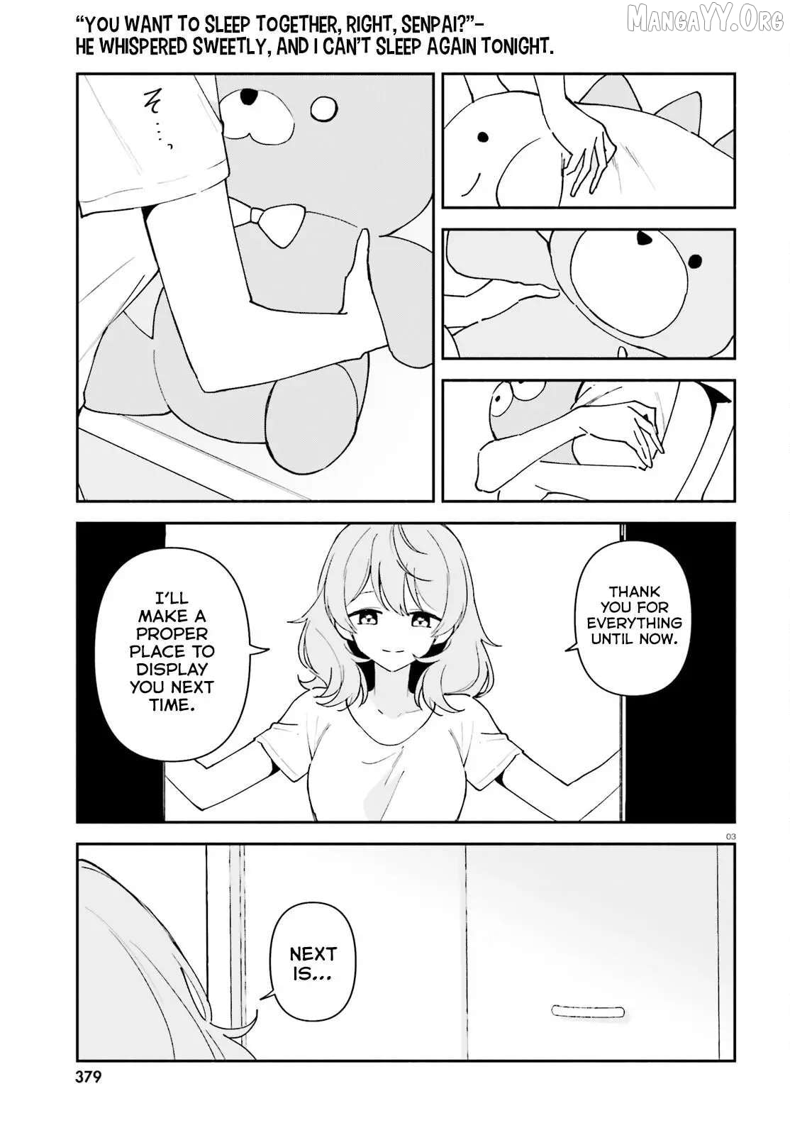 "you Want To Sleep With Me, Don't You, Senpai?" And She Whispered Sweetly, So I Can't Sleep Tonight Either Chapter 11.5 - page 4
