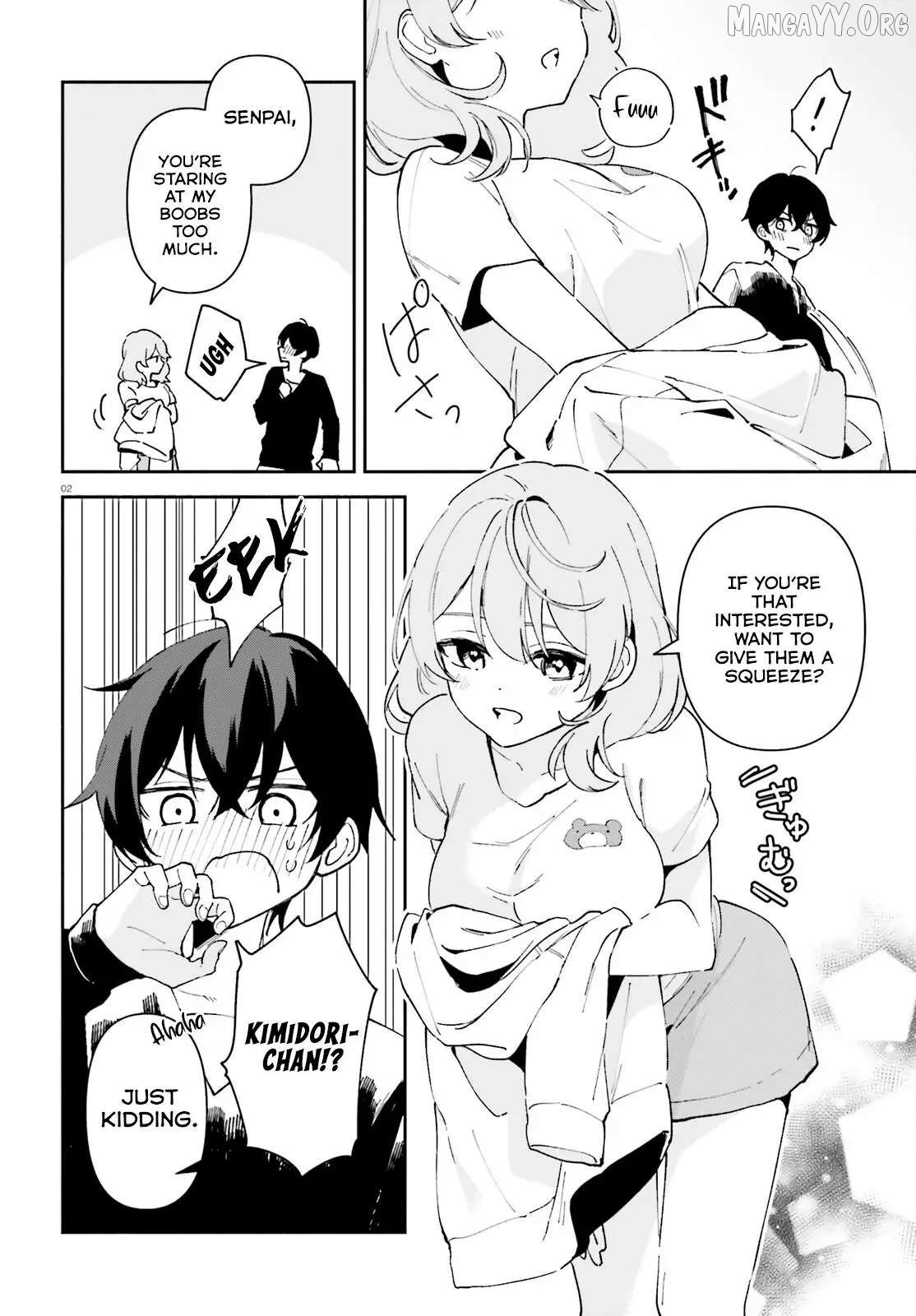 "you Want To Sleep With Me, Don't You, Senpai?" And She Whispered Sweetly, So I Can't Sleep Tonight Either Chapter 3 - page 3