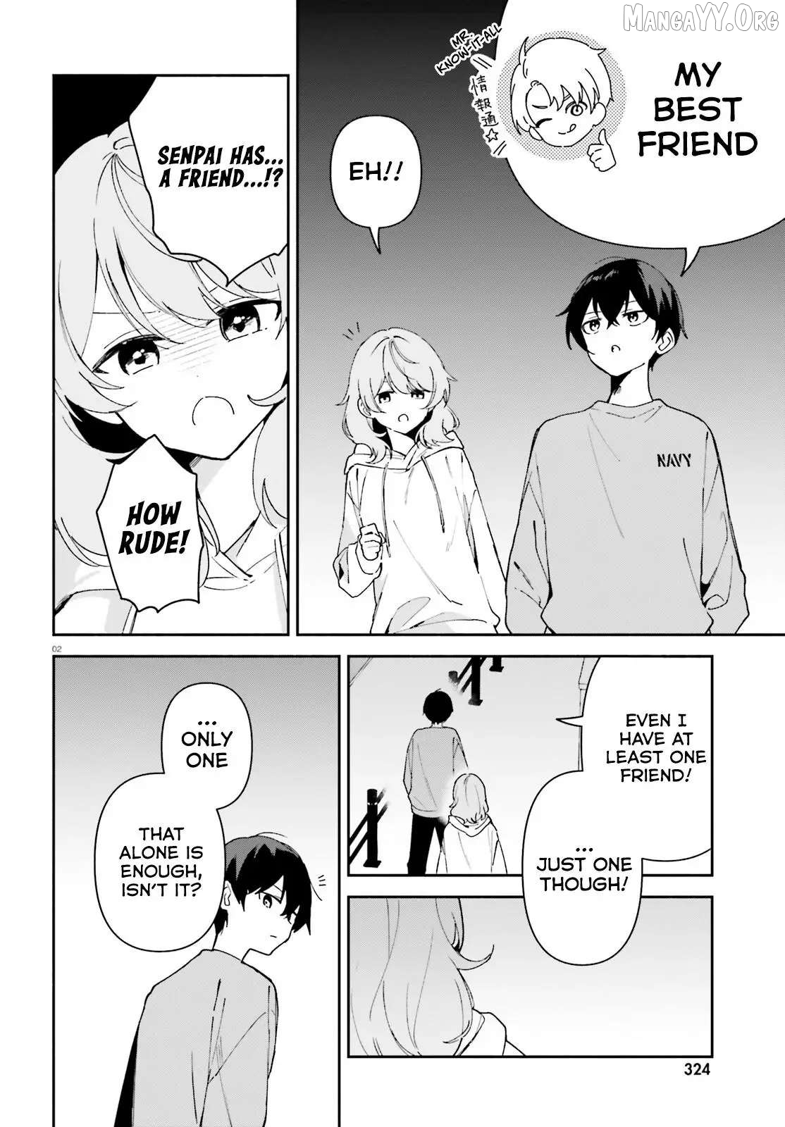 "you Want To Sleep With Me, Don't You, Senpai?" And She Whispered Sweetly, So I Can't Sleep Tonight Either Chapter 7 - page 3