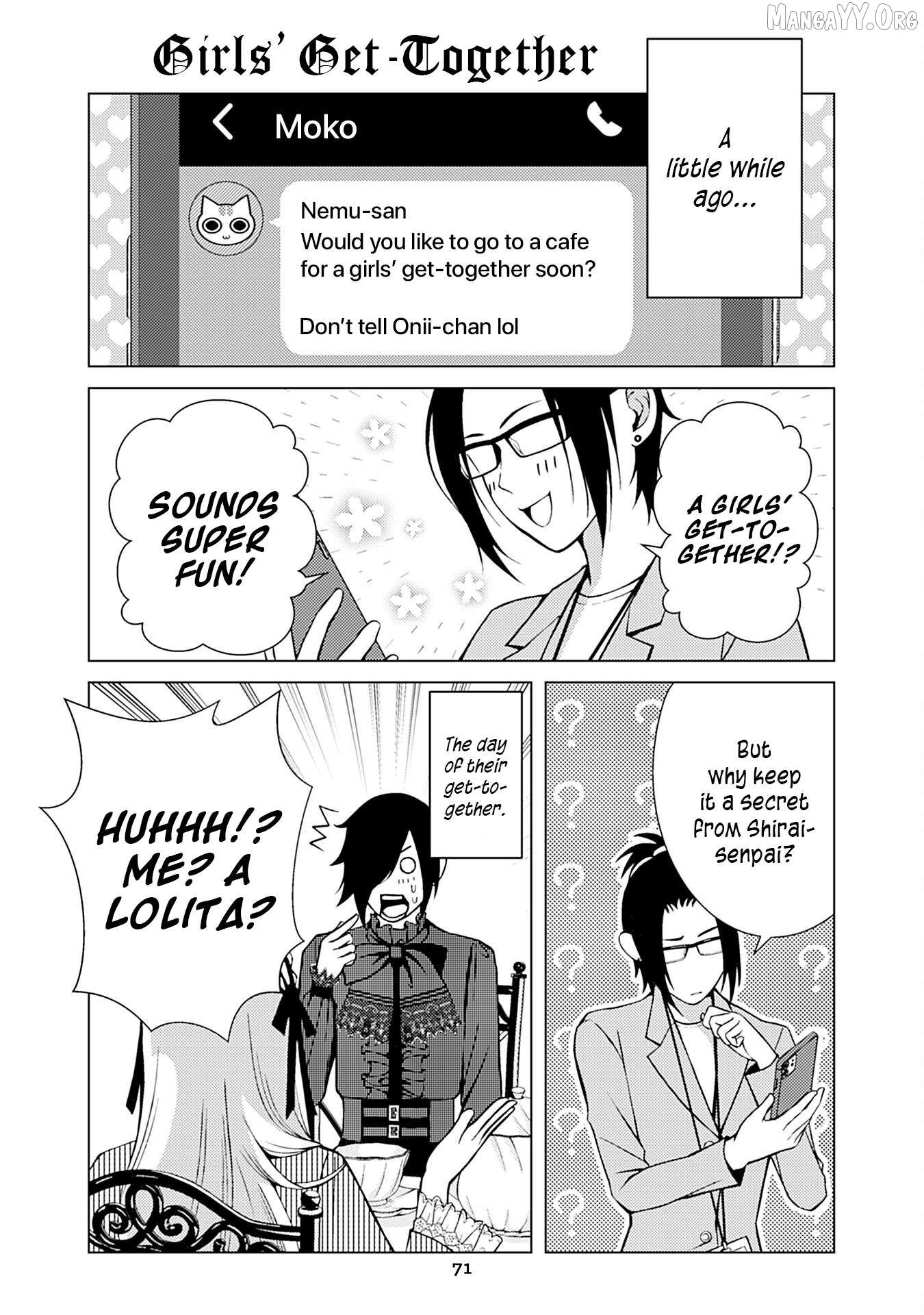 Goth Lady and Lolita Boy Chapter 69 - page 1