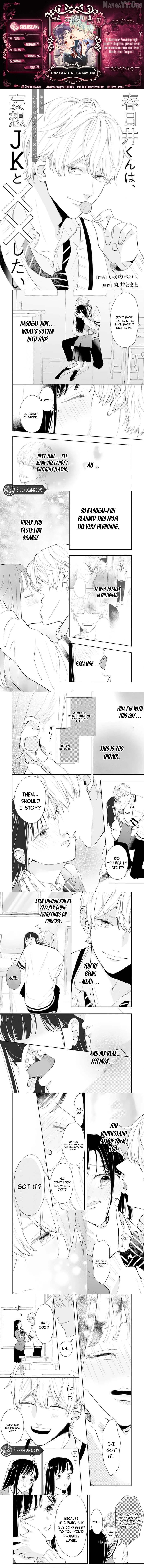 Kasugai-kun wa, Mousou JK to XX shitai Chapter 7 - page 1