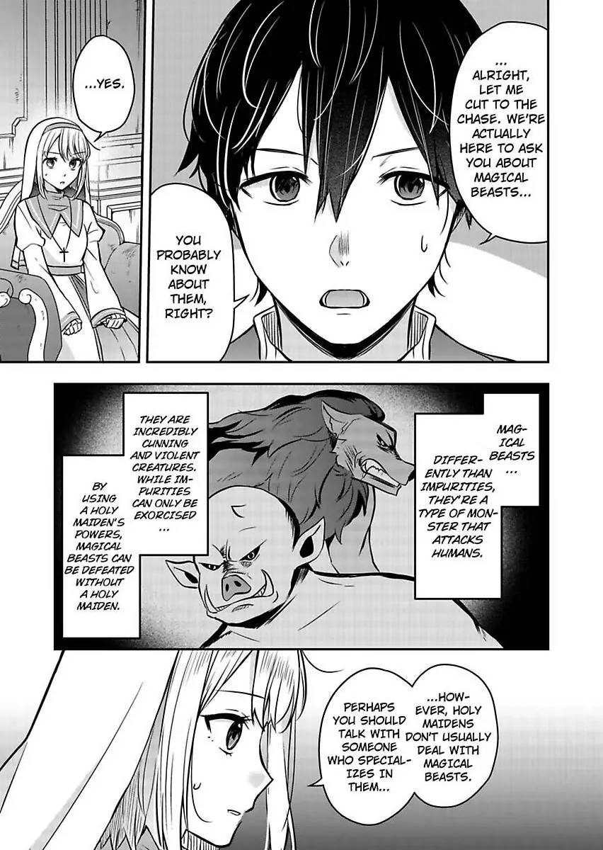 Kizuna no Seijo ha Shinjitai Mukosei no Seijo ha Henkyo no Machikara Nariagaru Chapter 4 - page 11