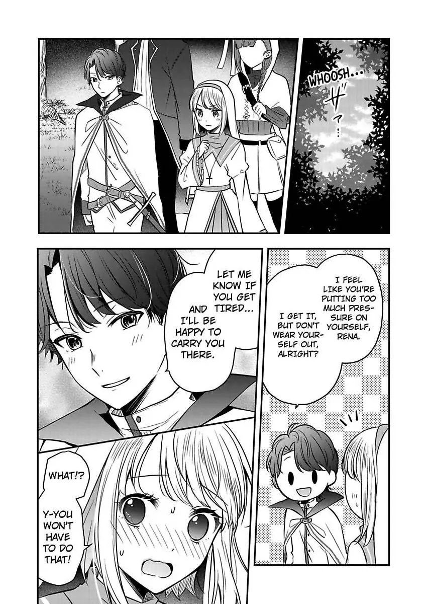 Kizuna no Seijo ha Shinjitai Mukosei no Seijo ha Henkyo no Machikara Nariagaru Chapter 4 - page 14