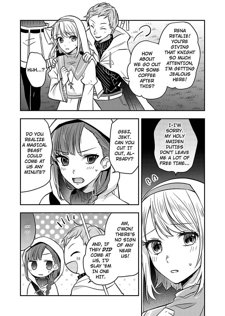 Kizuna no Seijo ha Shinjitai Mukosei no Seijo ha Henkyo no Machikara Nariagaru Chapter 4 - page 15