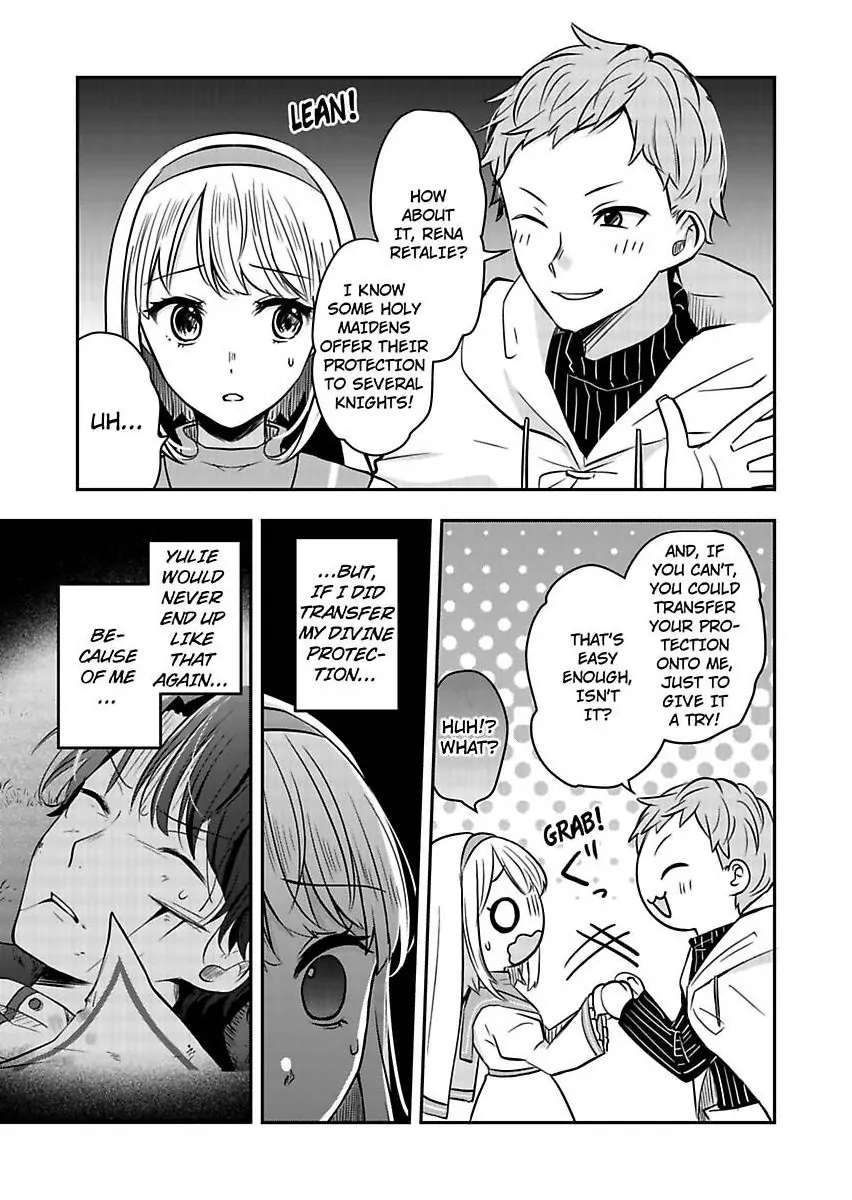 Kizuna no Seijo ha Shinjitai Mukosei no Seijo ha Henkyo no Machikara Nariagaru Chapter 4 - page 17