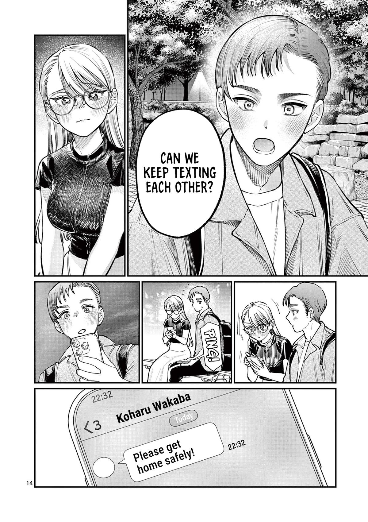 The Blue Love at the Wakaba Household Chapter 34 - page 14
