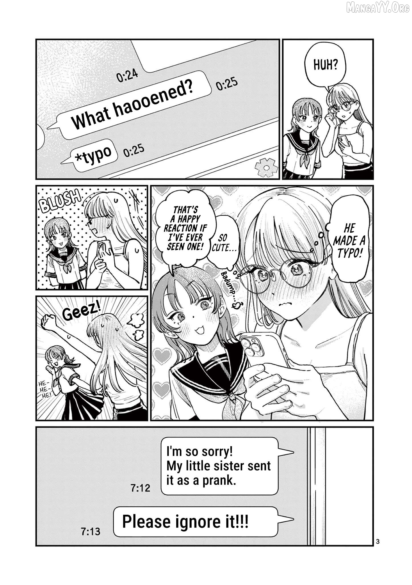 The Blue Love at the Wakaba Household Chapter 35 - page 3