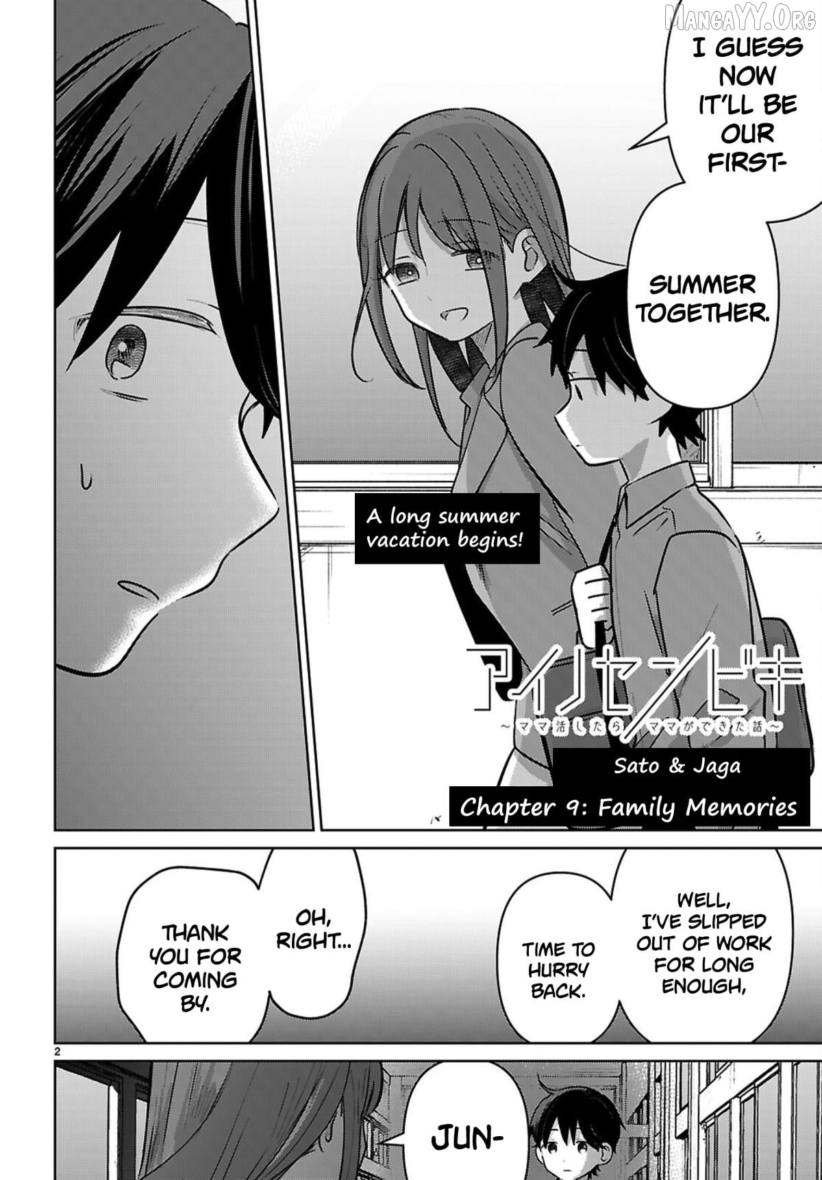 Ainosenbiki ~Mama Katsu Shitara Mama ga Dekita Hanashi~ Chapter 9 - page 2