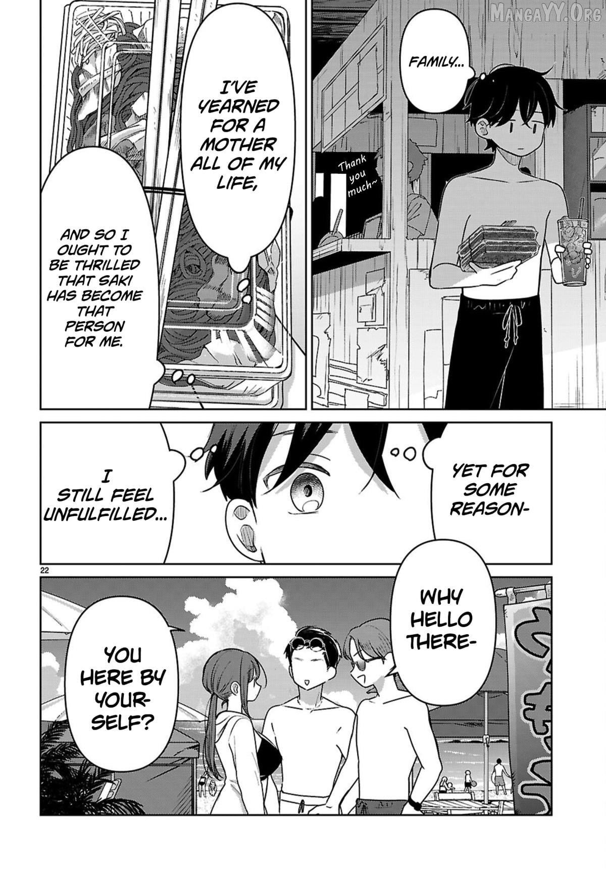 Ainosenbiki ~Mama Katsu Shitara Mama ga Dekita Hanashi~ Chapter 9 - page 22