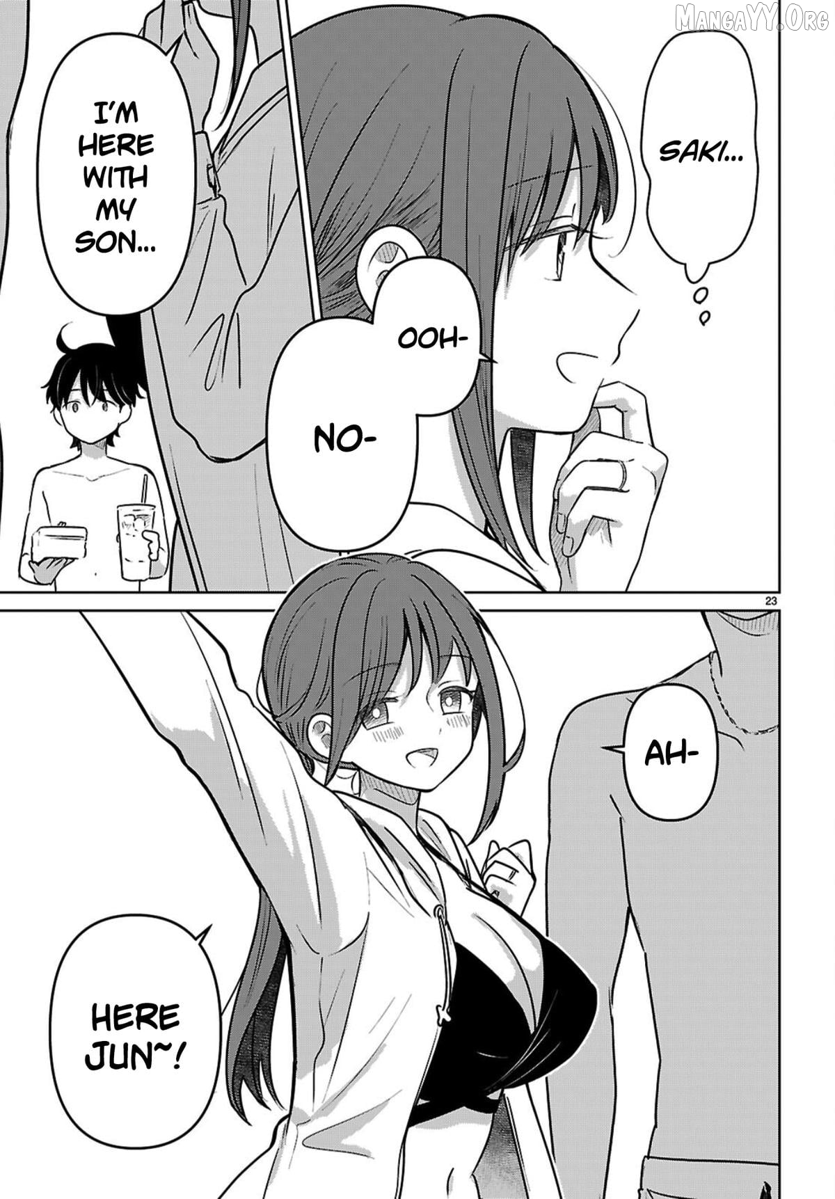Ainosenbiki ~Mama Katsu Shitara Mama ga Dekita Hanashi~ Chapter 9 - page 23