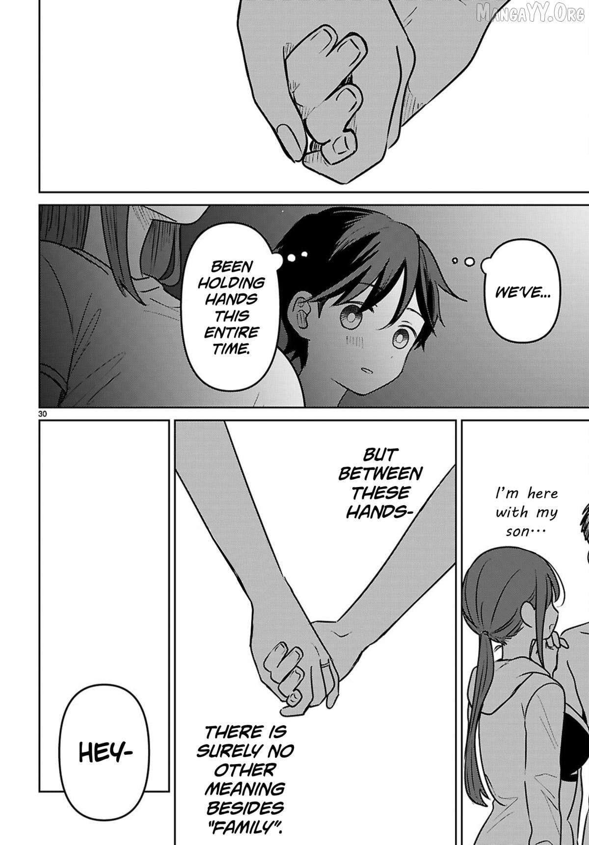 Ainosenbiki ~Mama Katsu Shitara Mama ga Dekita Hanashi~ Chapter 9 - page 30