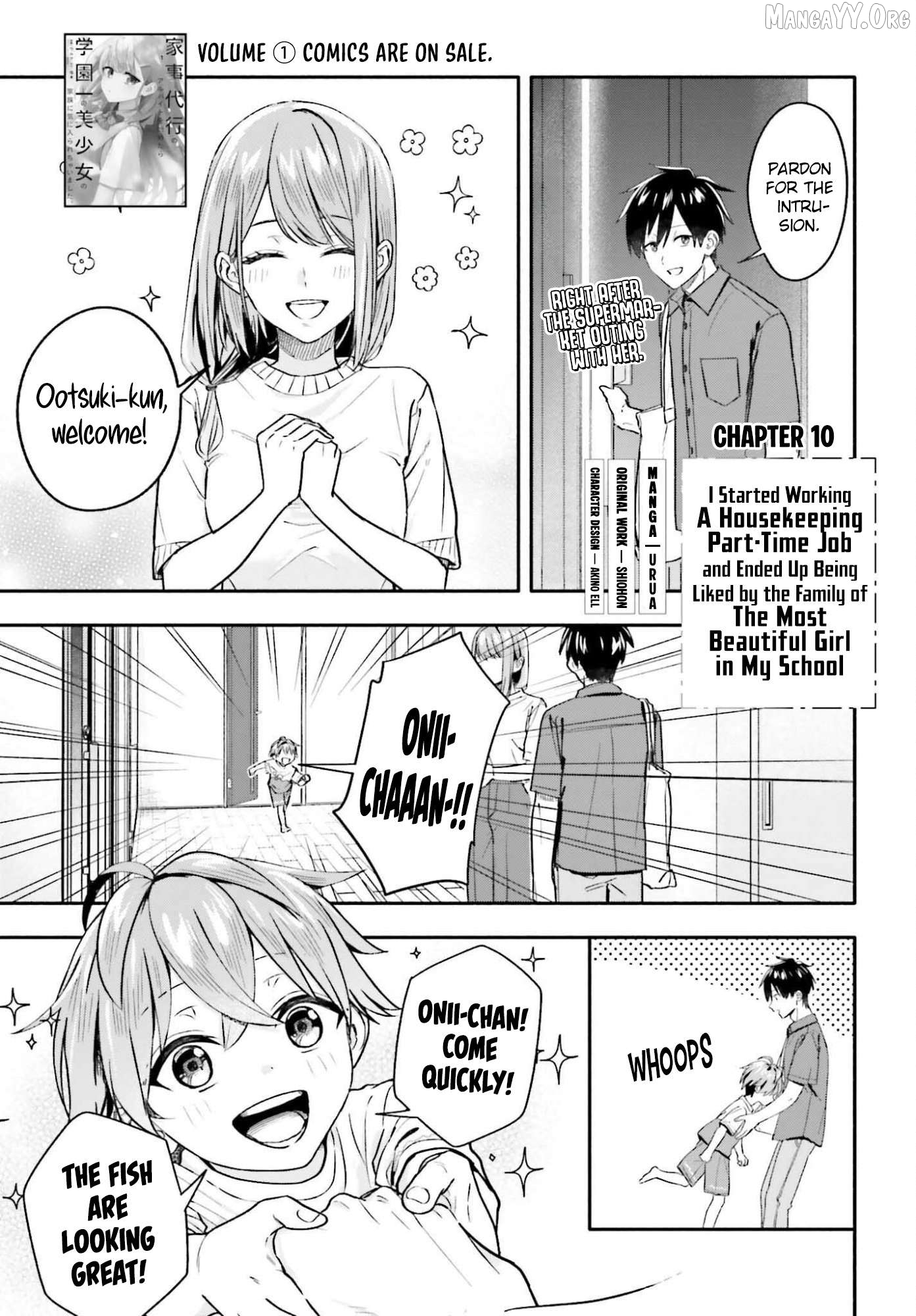 Kaji daikou no arubaito wo hajimetara gakuen ichi no bishoujo no kazoku ni kiniirarechaimashita. Chapter 10 - page 2