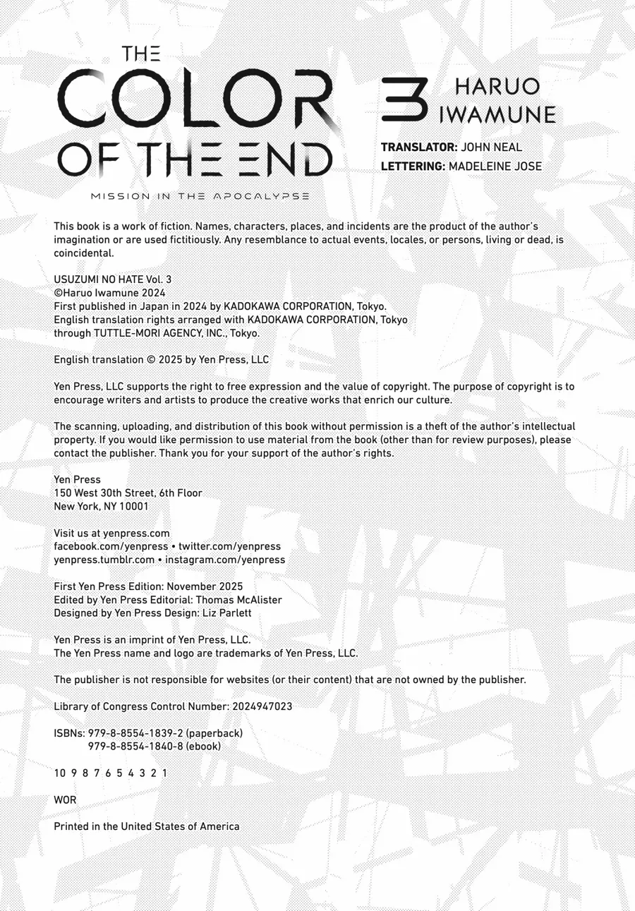The Color of the End: Mission in the Apocalypse Chapter 24 - page 32