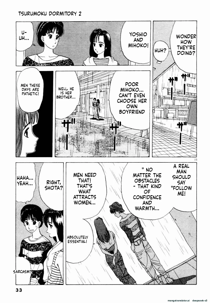 Tsurumoku Dokushin Ryou Chapter 14 - page 15