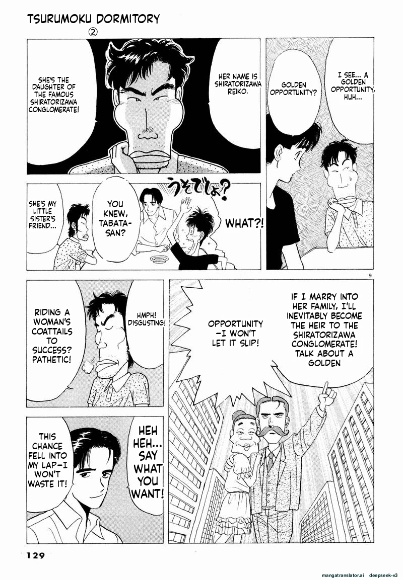 Tsurumoku Dokushin Ryou Chapter 20 - page 9