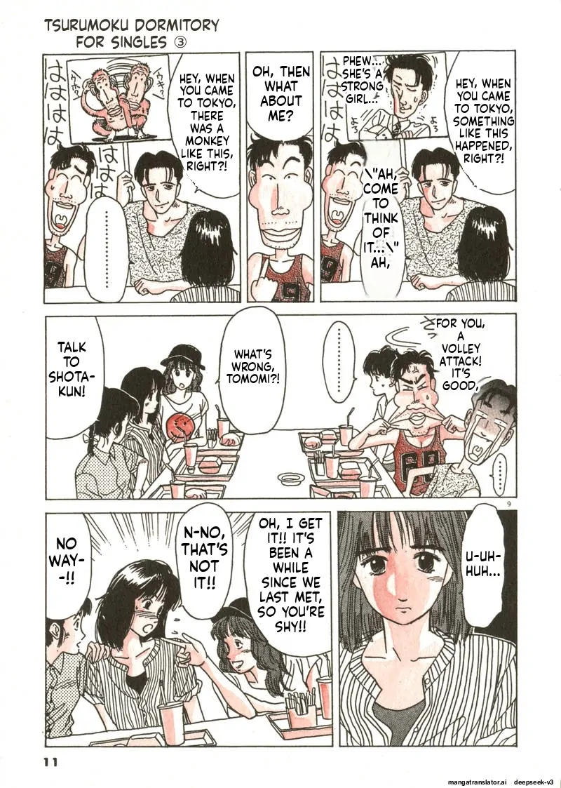 Tsurumoku Dokushin Ryou Chapter 25 - page 9