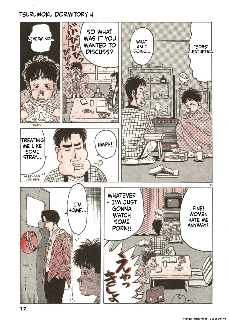 Tsurumoku Dokushin Ryou Chapter 37 - page 15