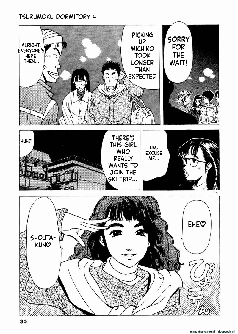 Tsurumoku Dokushin Ryou Chapter 38 - page 13