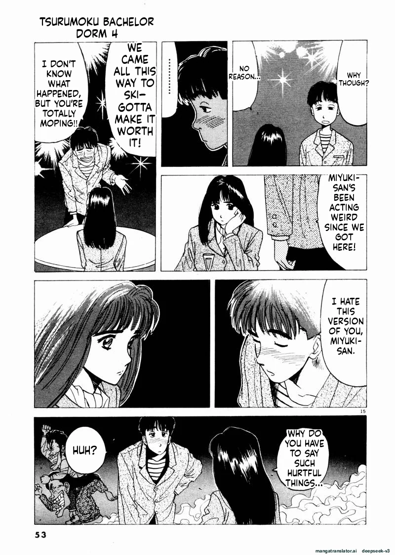 Tsurumoku Dokushin Ryou Chapter 39 - page 15