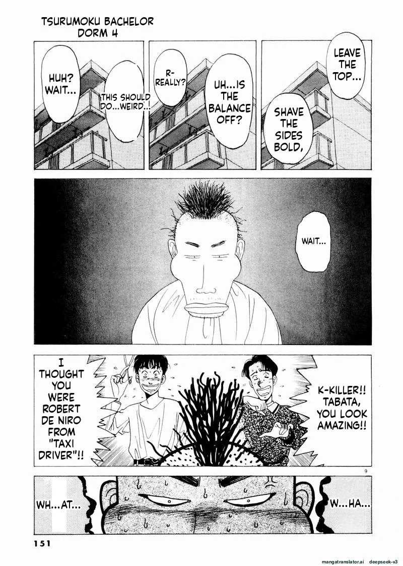 Tsurumoku Dokushin Ryou Chapter 45 - page 9