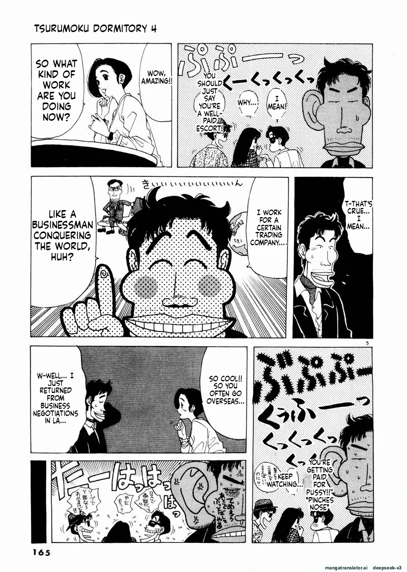 Tsurumoku Dokushin Ryou Chapter 46 - page 5