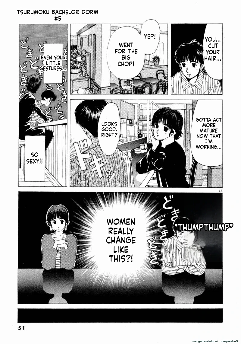 Tsurumoku Dokushin Ryou Chapter 51 - page 13