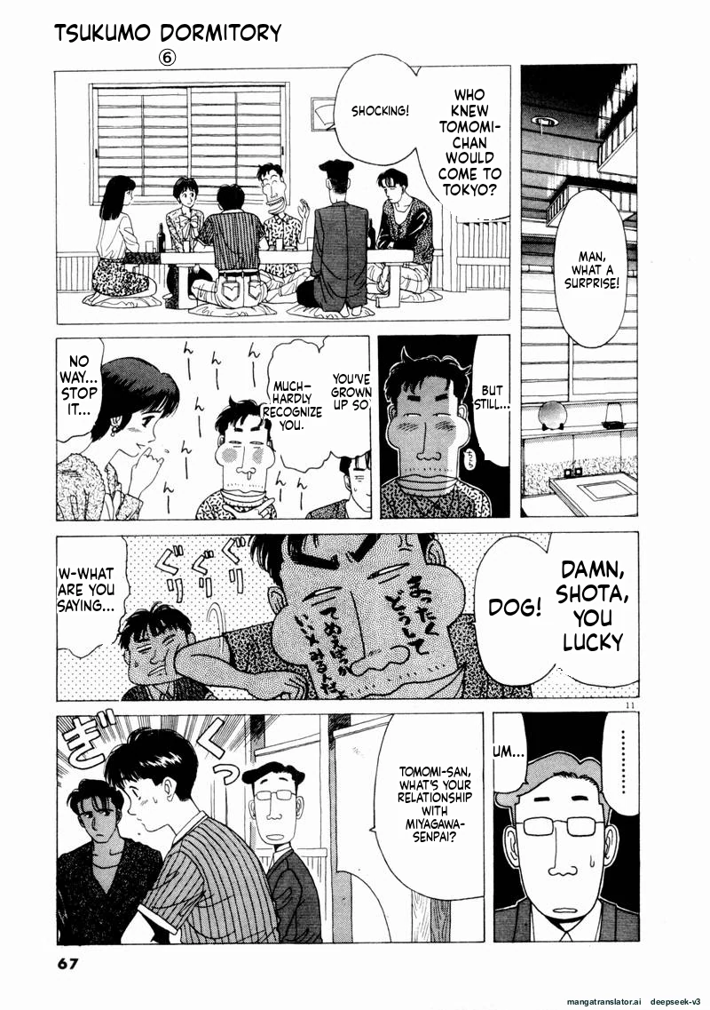 Tsurumoku Dokushin Ryou Chapter 64 - page 11